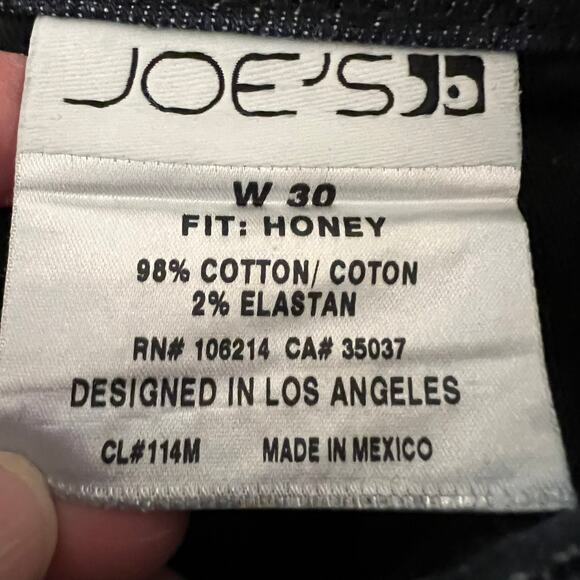 Joe's Jeans Honey Bootcut Jeans Women’s Size 30 Noah Embellished Stud Western - Picture 7 of 15